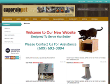 Tablet Screenshot of caporalepet.com